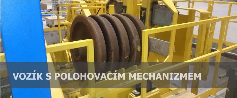 vozík s polohovacím mechanismem